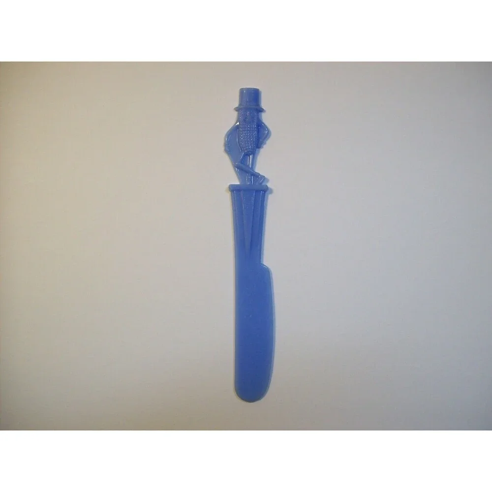 Peanut Knife Planters Nuts Original Plastic 1950s Vintage Great Gift Blue NOS